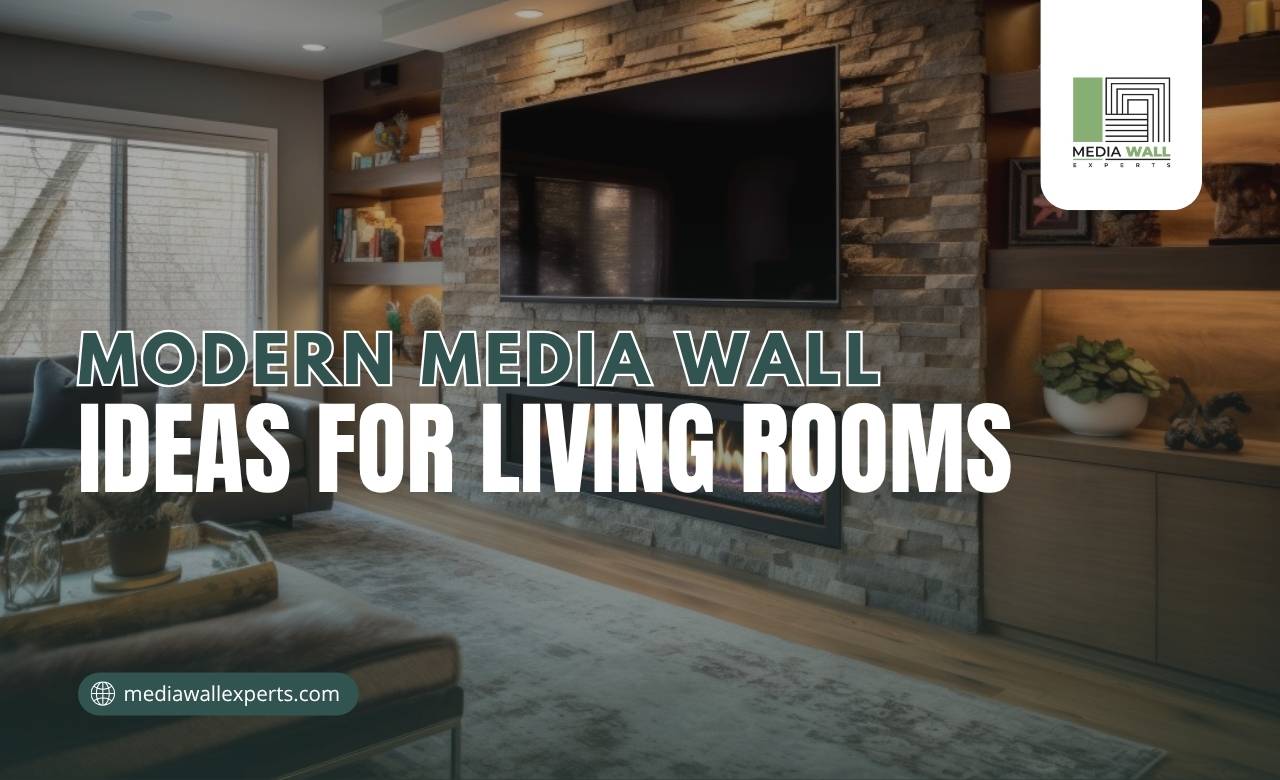 Modern Media Wall Ideas for Living Rooms (UK)