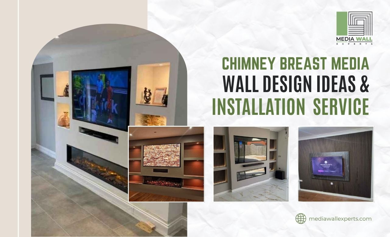 Chimney Breast Media Wall Design Ideas & Installation Service UK